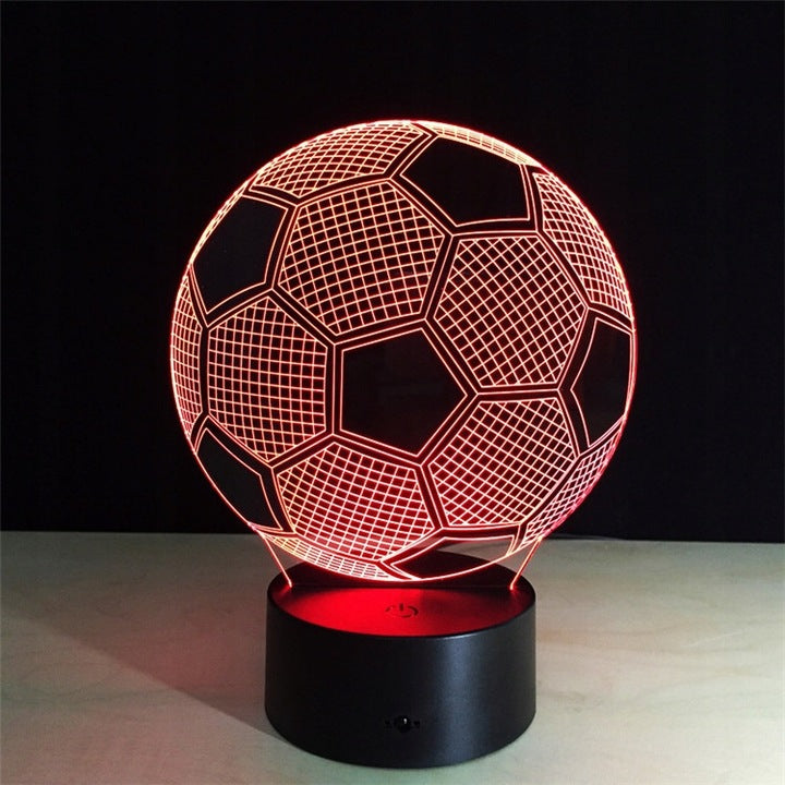 3D-LED-Fußball-Nachtlampe
