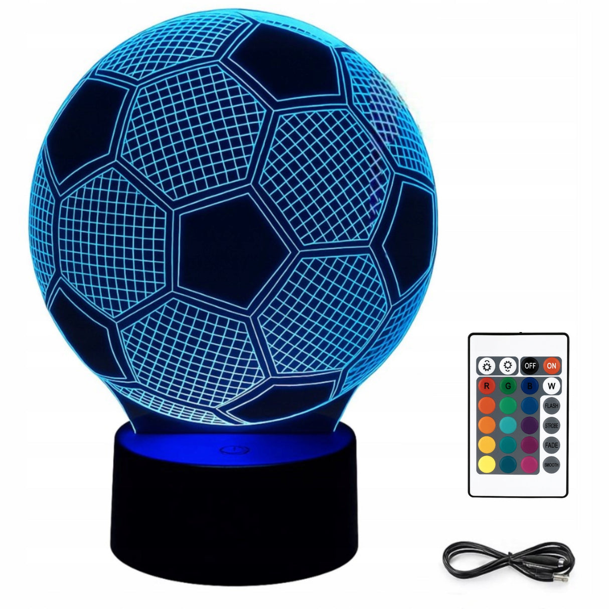 3D-LED-Fußball-Nachtlampe