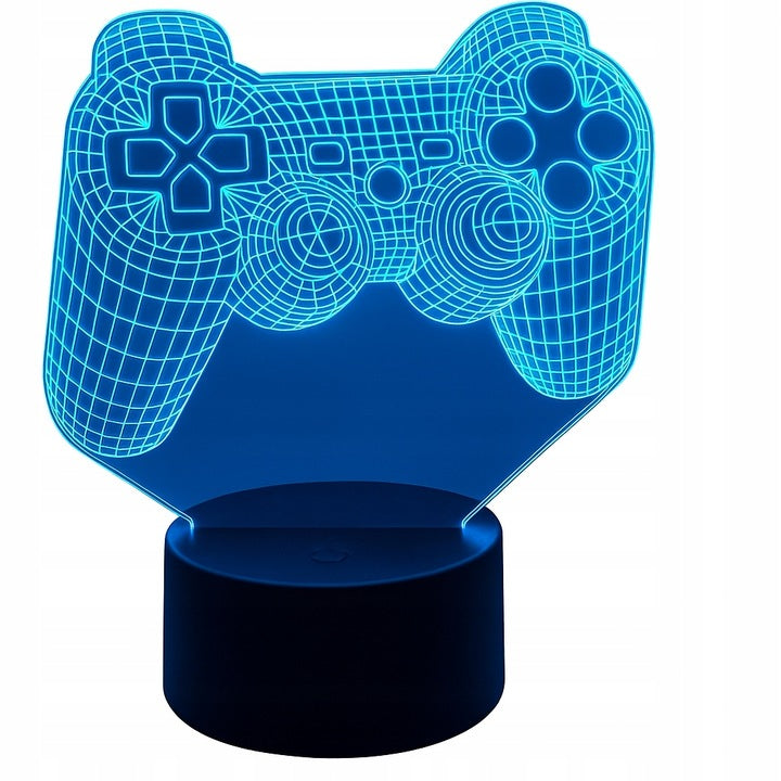 3D-LED-Gamepad-Nachtlicht
