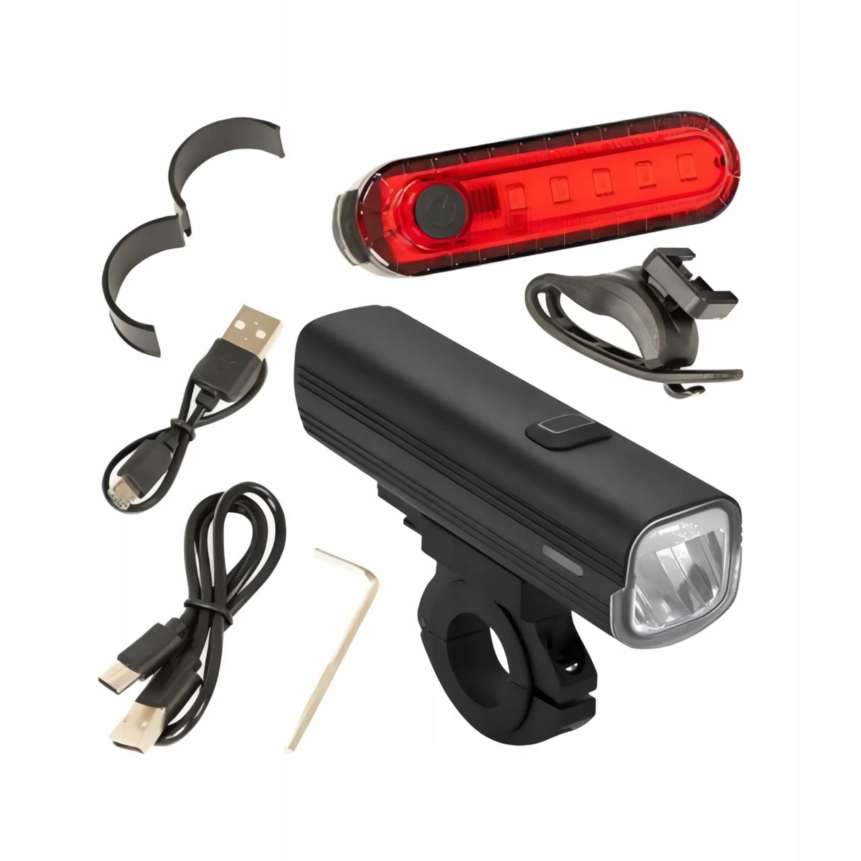 Fahrradlampe LED 1000 Lumen USB-C wiederaufladbar