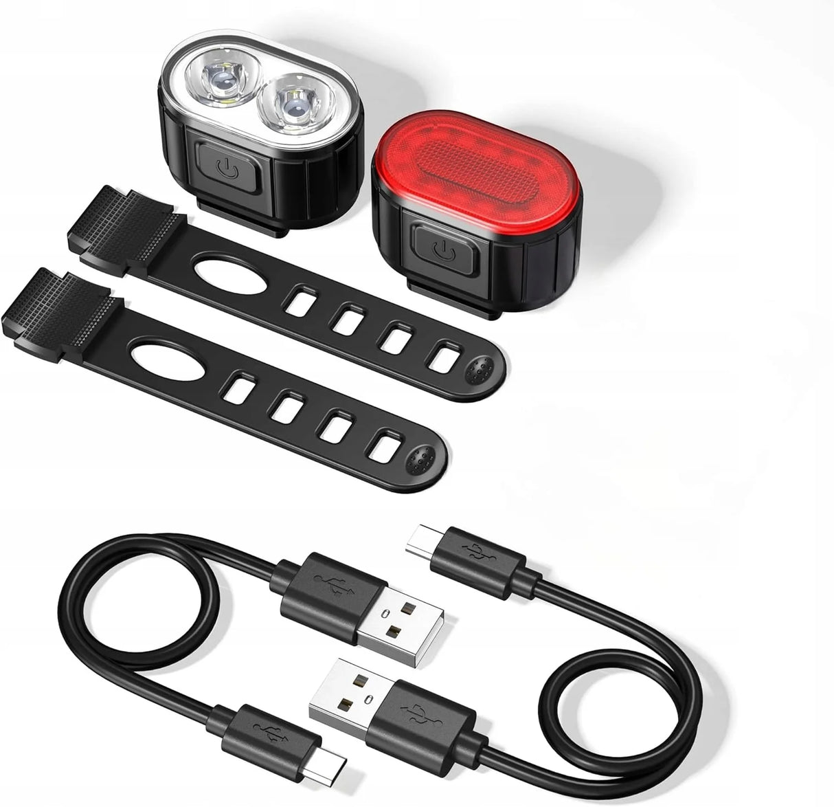 Fahrradlampe Set vorne und hinten