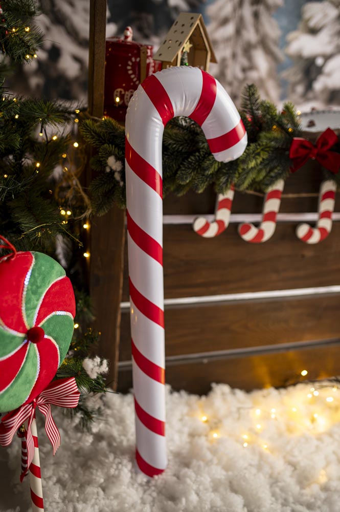 Aufblasbare Weihnachtsstöcke