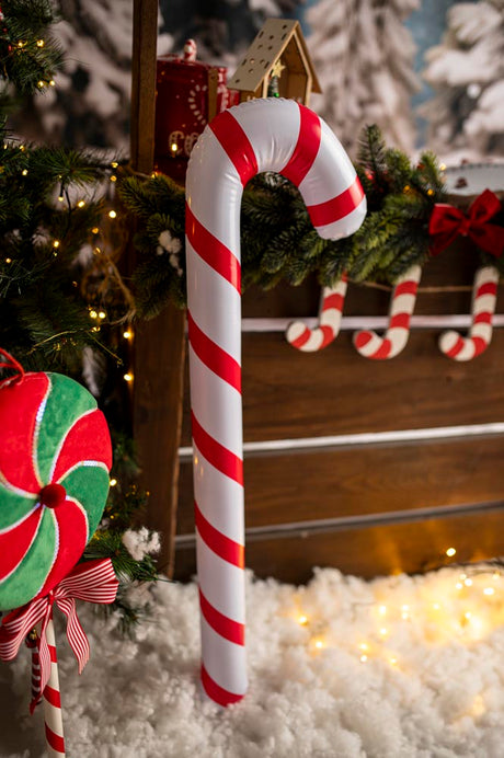 Aufblasbare Weihnachtsstöcke