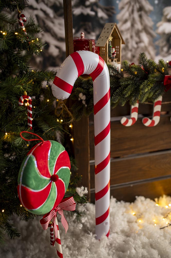 Aufblasbare Weihnachtsstöcke