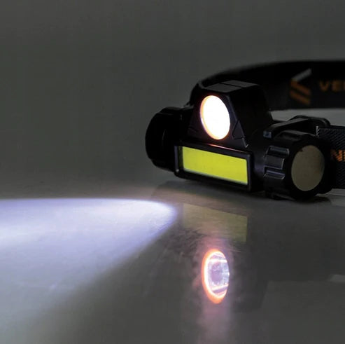 4in1 Stirnlampe mit Magnet