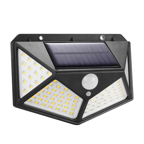 Gartenlichter Solar 100 LED Bewegungsmelder bei Dämmerung