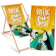 Liege und Handtuch HELLO SUMMER