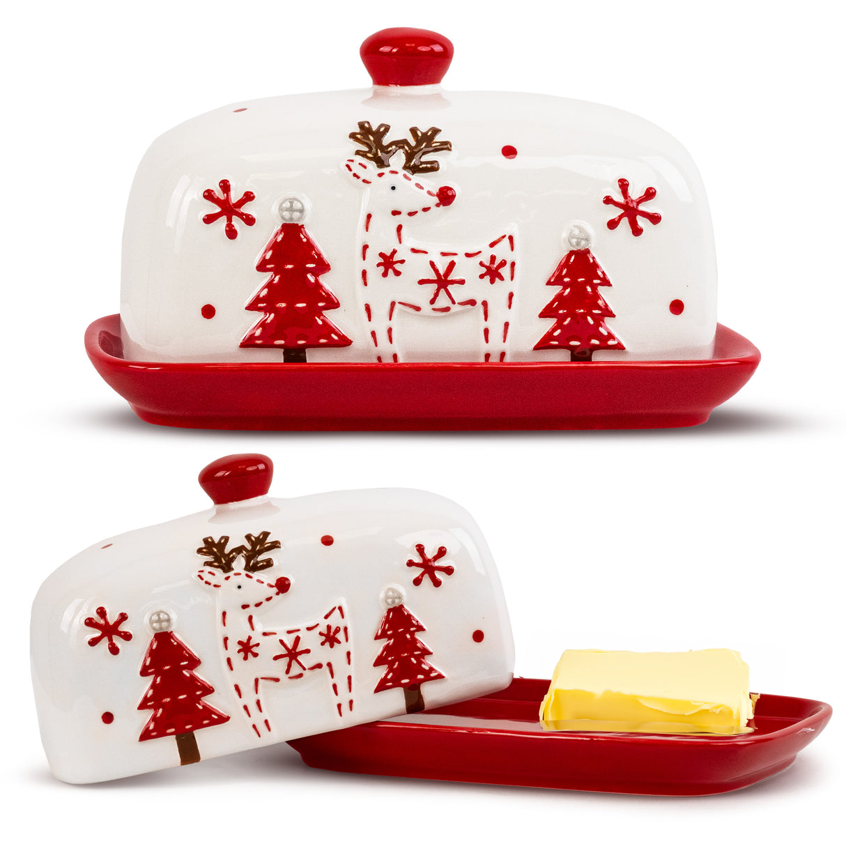 Weihnachtsbutterdose