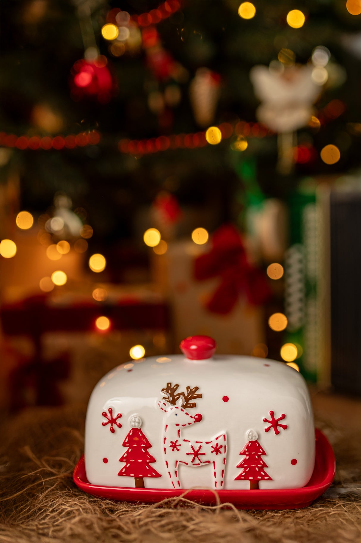 Weihnachtsbutterdose