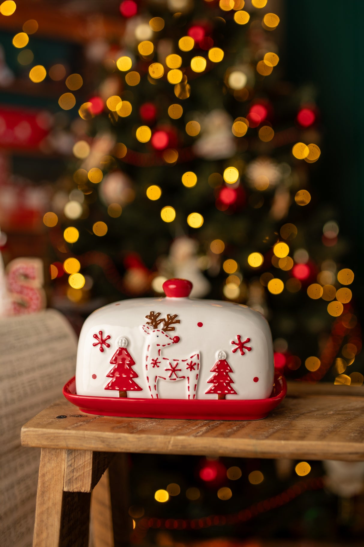 Weihnachtsbutterdose