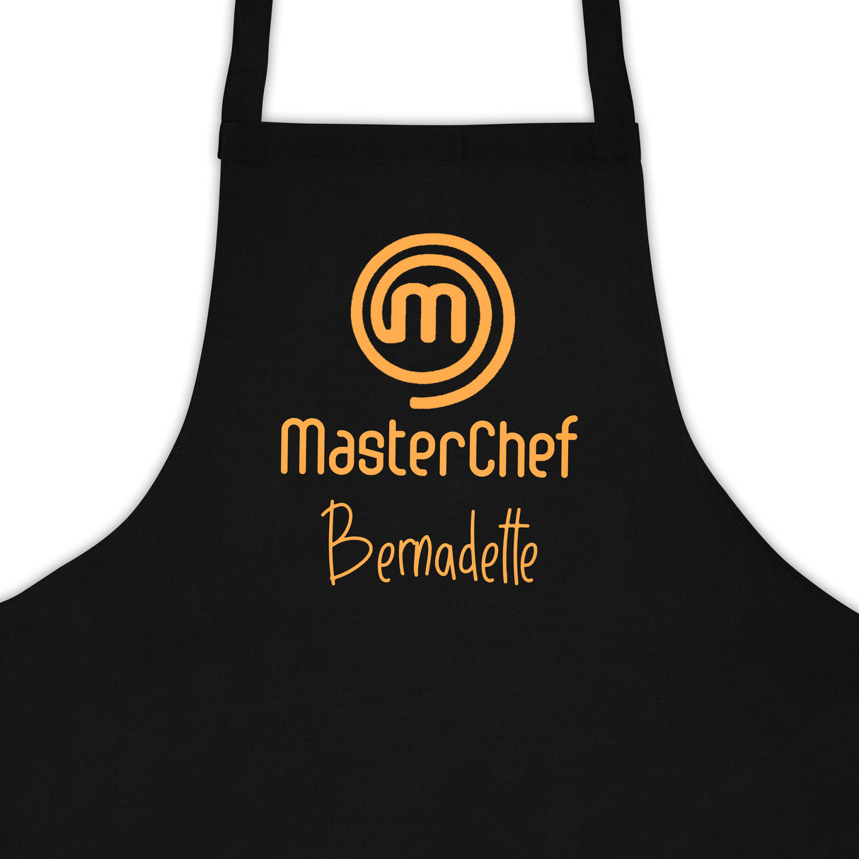 Kochschürze Schwarz MASTERCHEF+ NAME