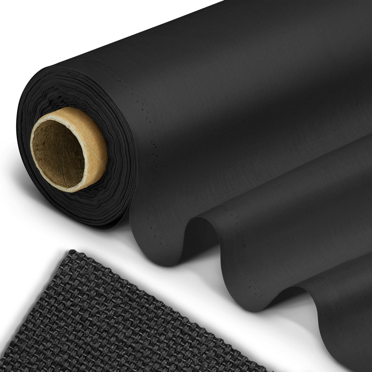 Baumwollgewebe Schwarz 220g/m2 1m