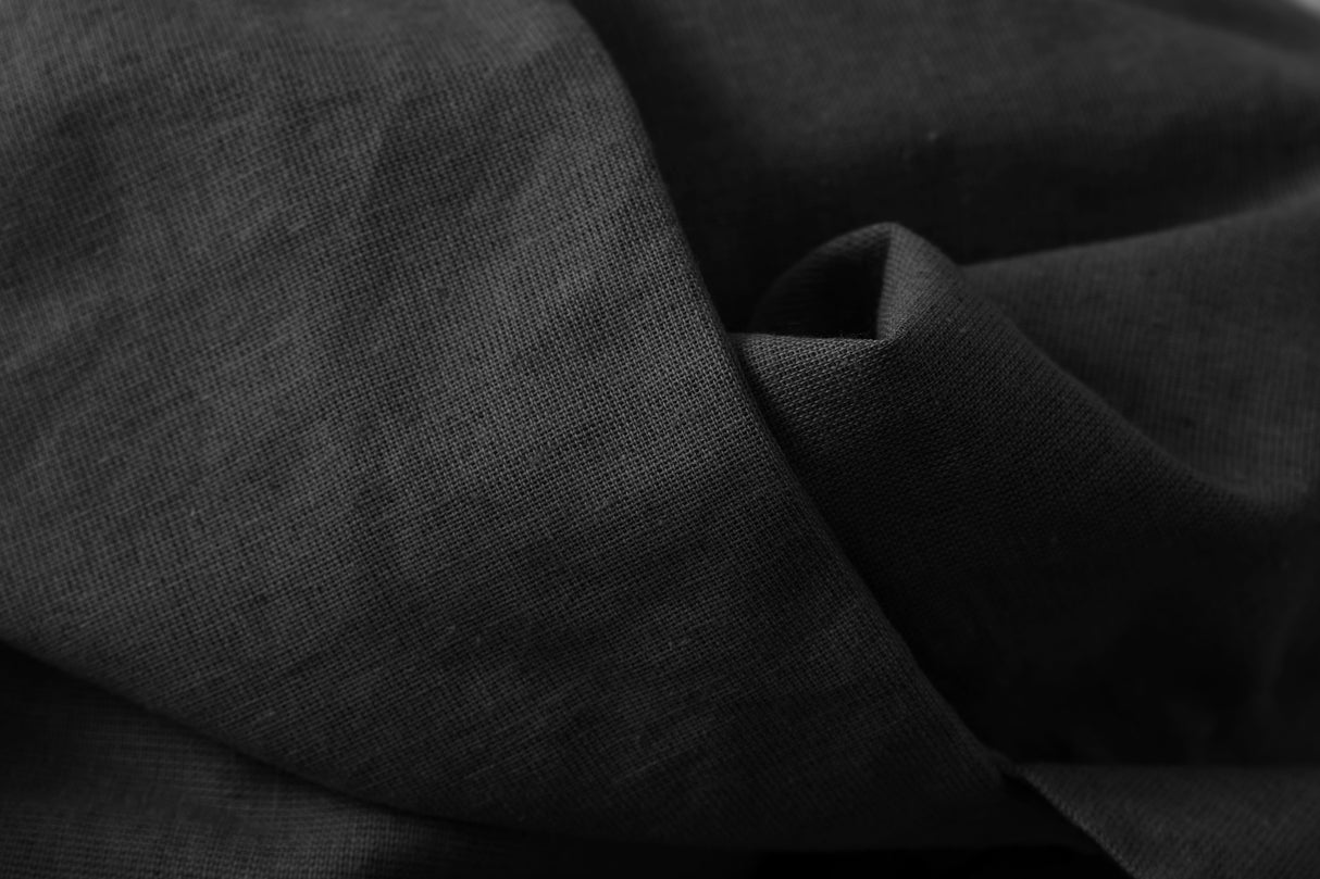 Baumwollgewebe Schwarz 220g/m2 1m