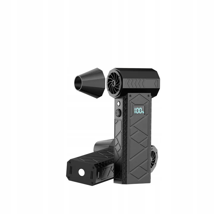 Mini Gebläse Multifunktional Turbo mit LED-Display und 4-stufiger Luftstromregler