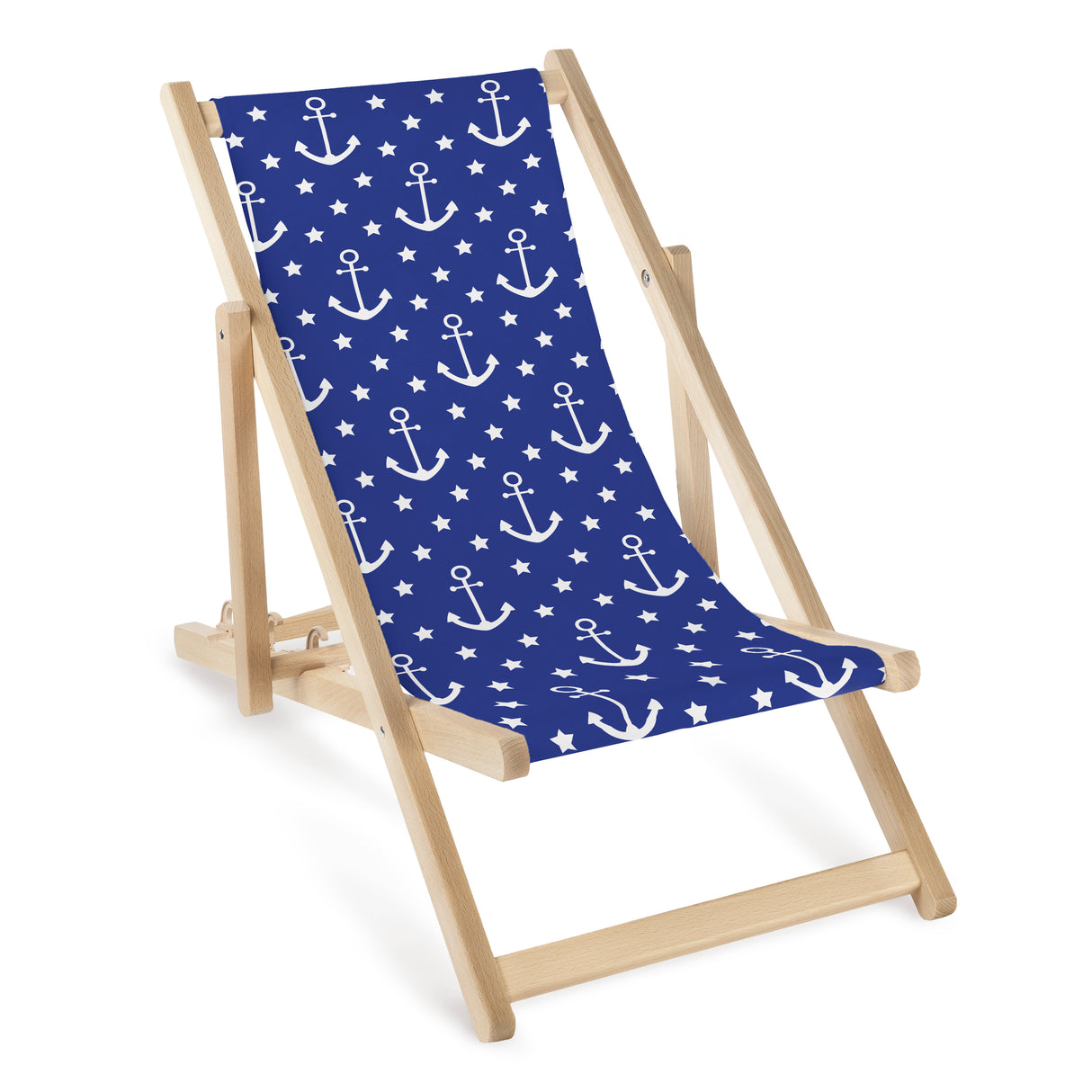 Kinderliegestuhl aus Holz Verankerungen