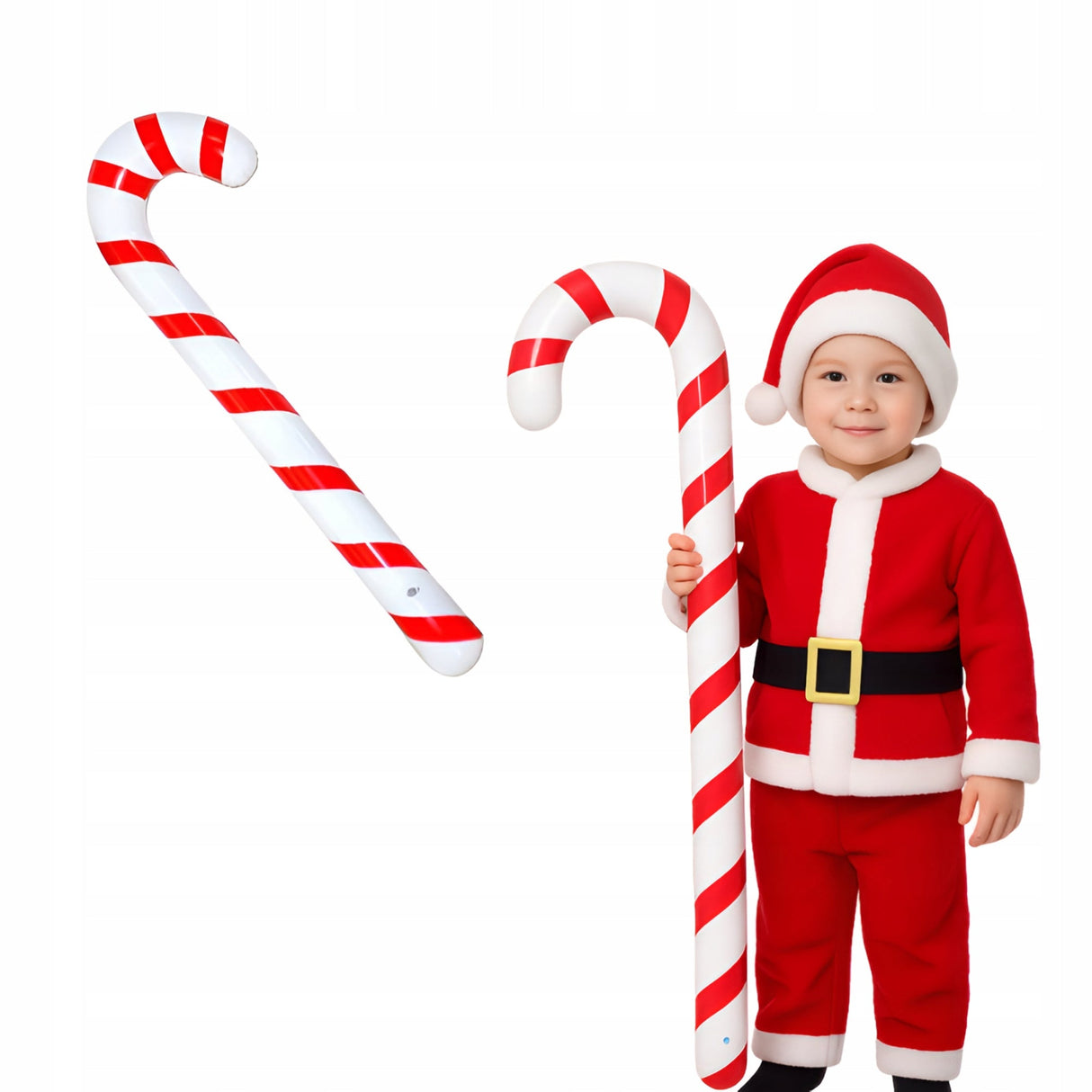 Aufblasbare Weihnachtsstöcke