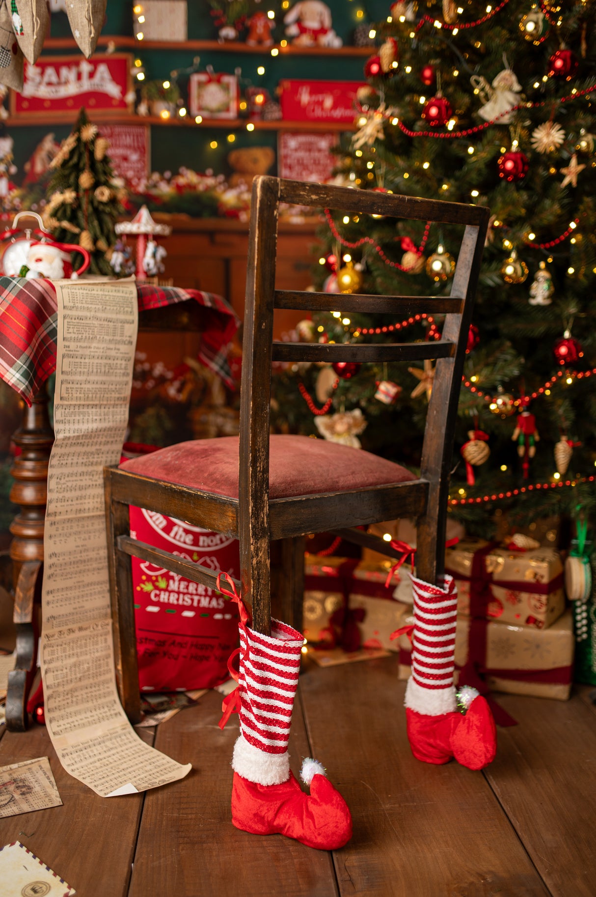 Weihnachtssockenetui