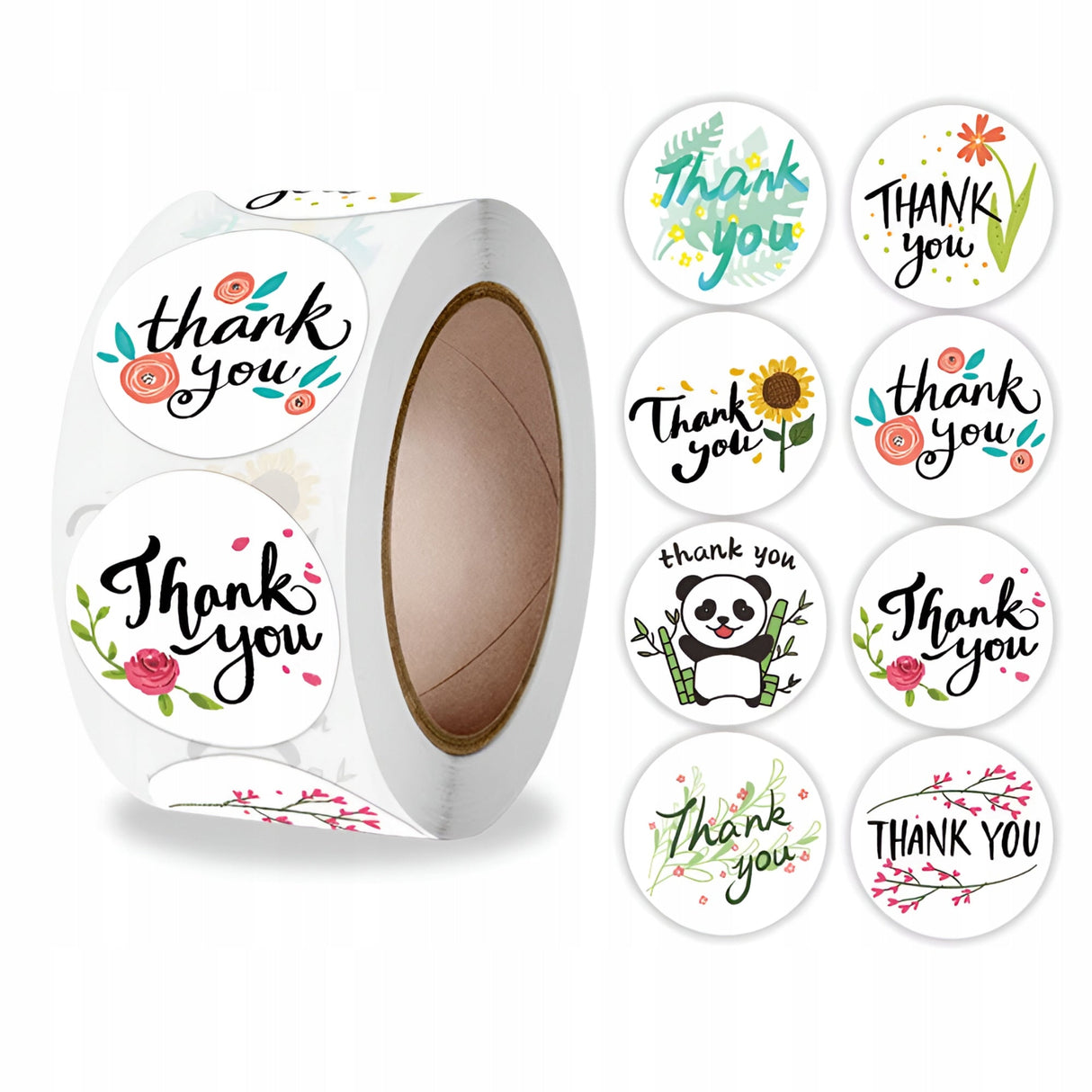 Dankeschön-Aufkleber-Mix 500 Stück