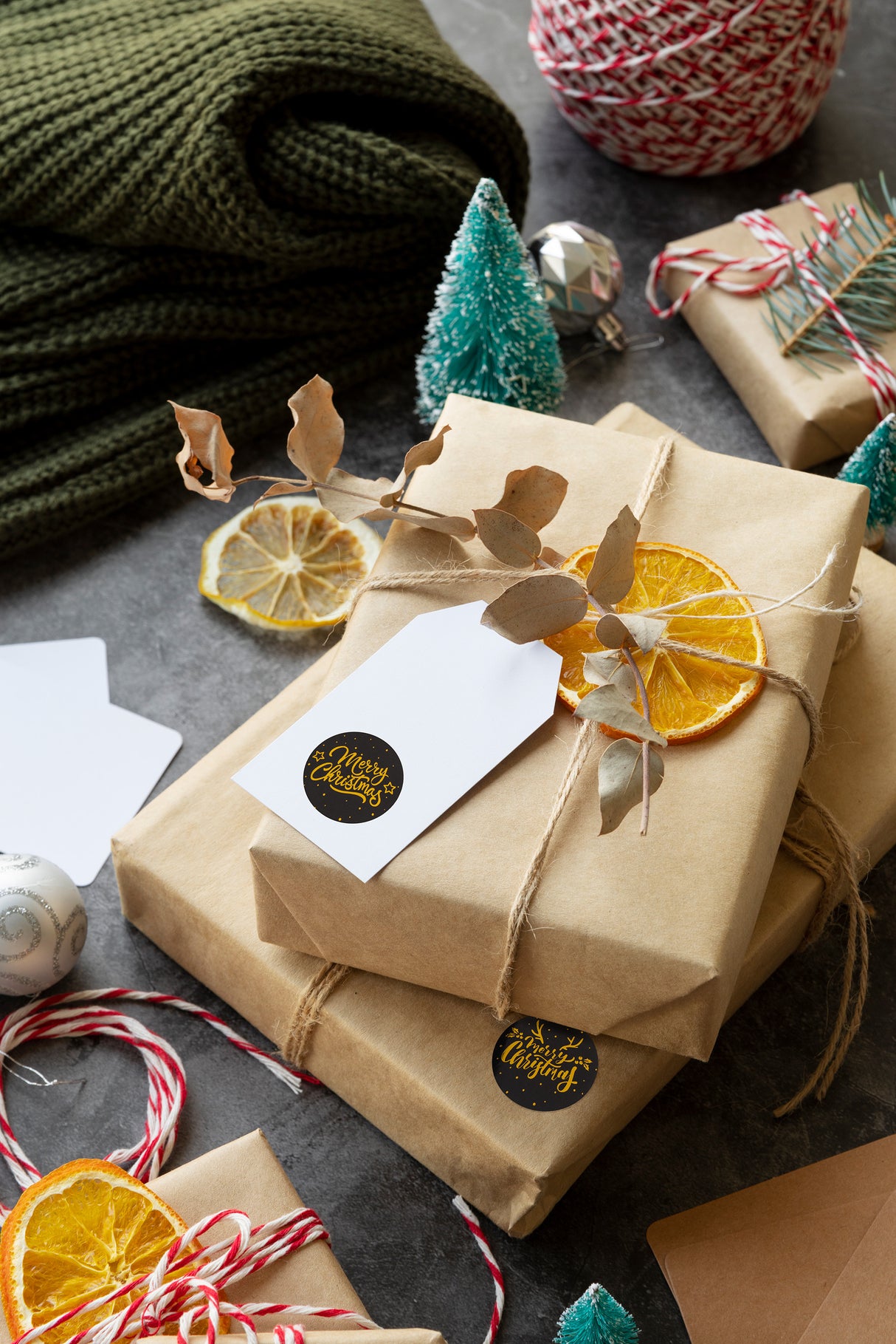 Frohe Weihnachten Schwarze Sticker