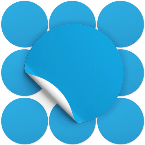 Selbstklebende dekorative Aufkleber Blaue 10 Stück