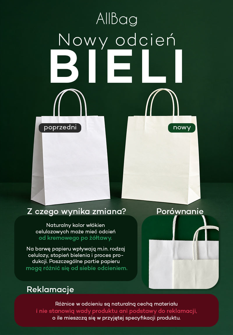 Bedruckte Papiertüte mit gedrehtem Tragegriff