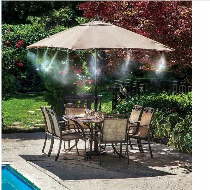 20 m Wassernebelschlauch zur Pflanzenbewässerung