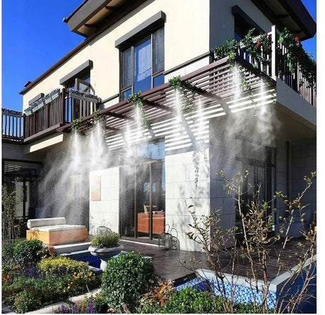 20 m Wassernebelschlauch zur Pflanzenbewässerung