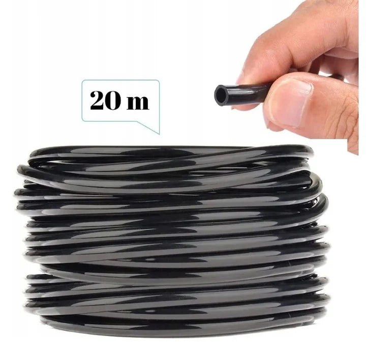 20 m Wassernebelschlauch zur Pflanzenbewässerung