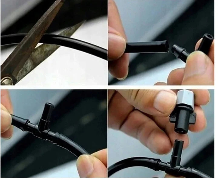 20 m Wassernebelschlauch zur Pflanzenbewässerung