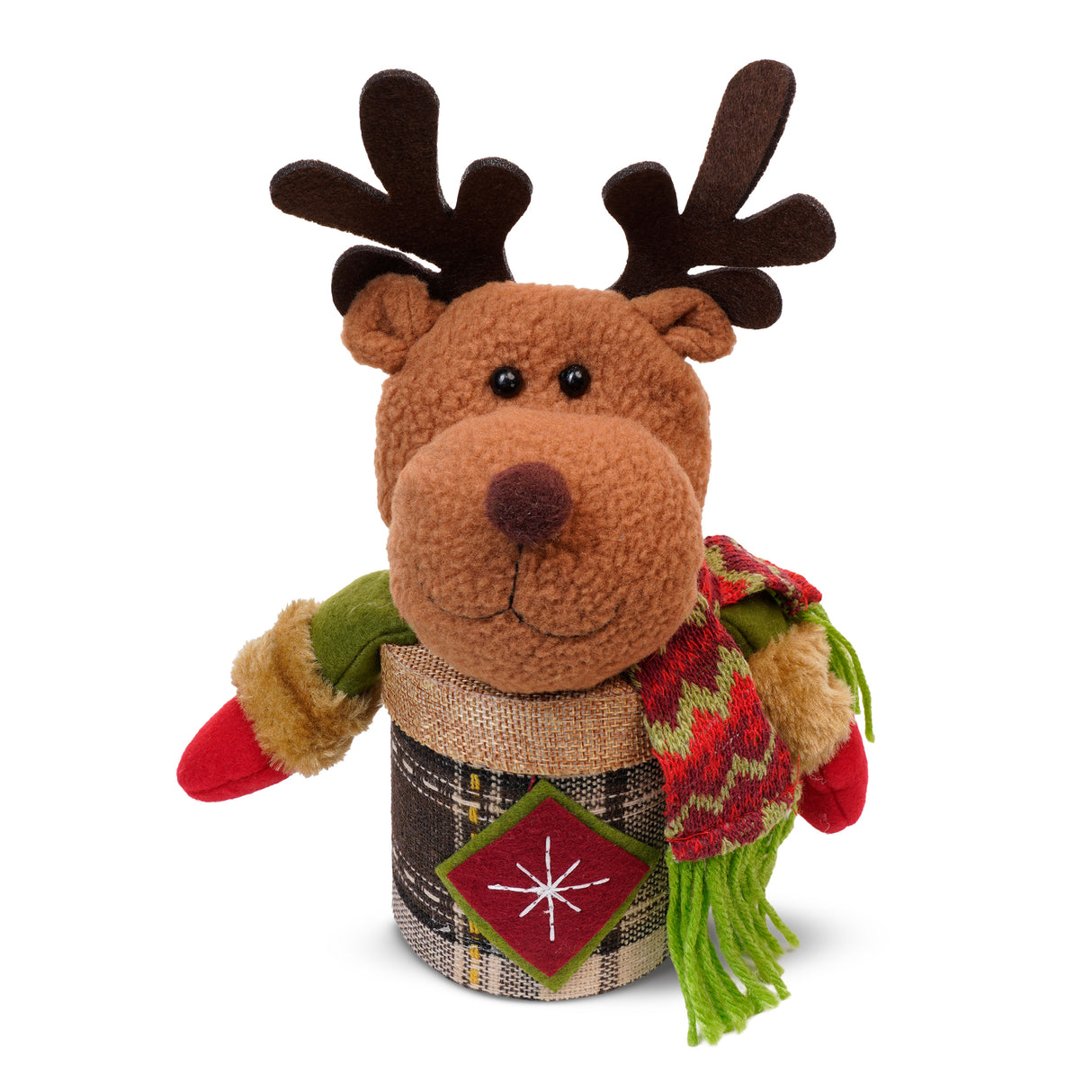 Weihnachtsverpackung Rentier-Maskottchen