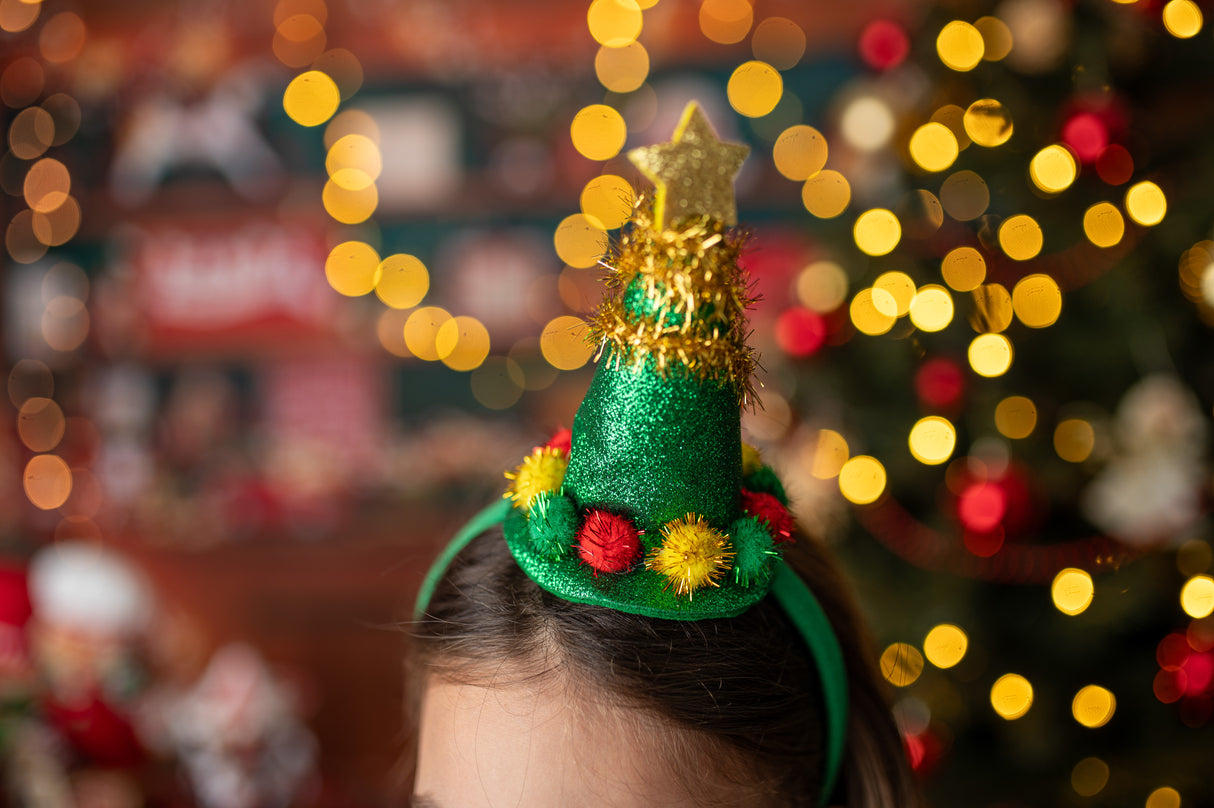 Weihnachtsbaum-Stirnband