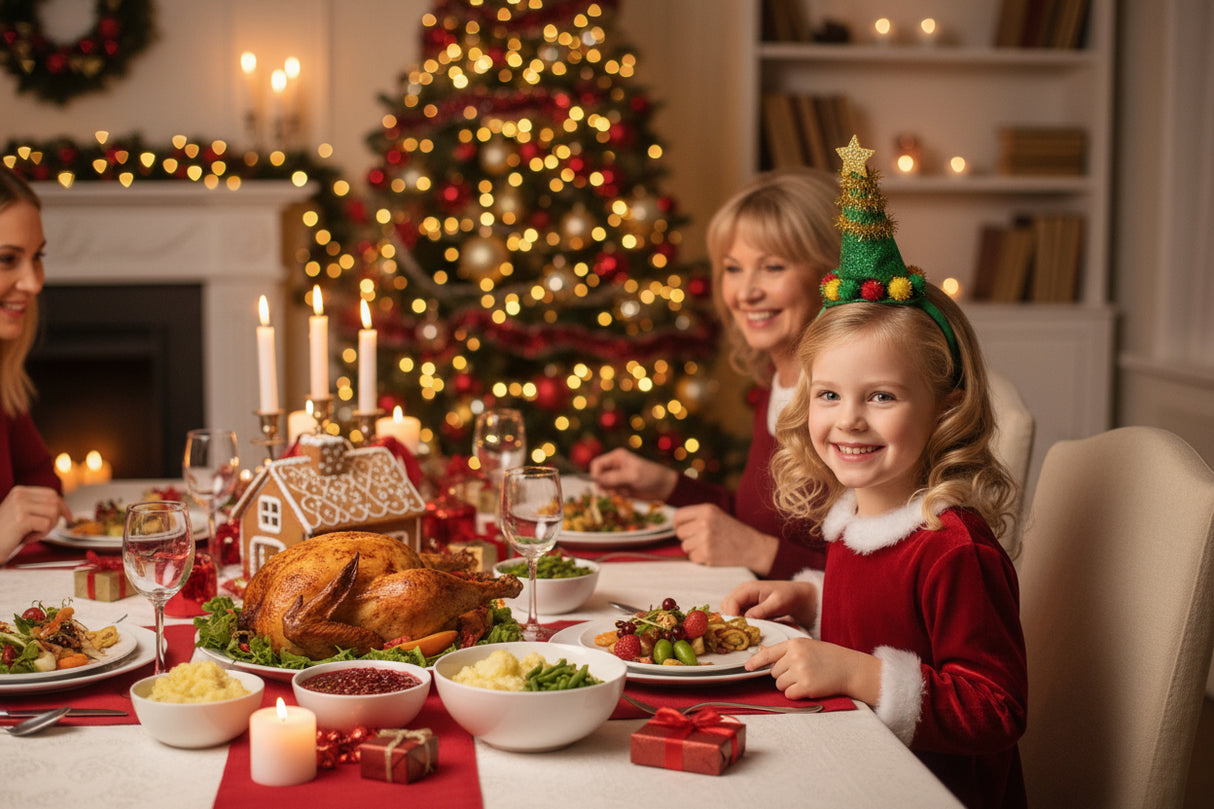 Weihnachtsbaum-Stirnband