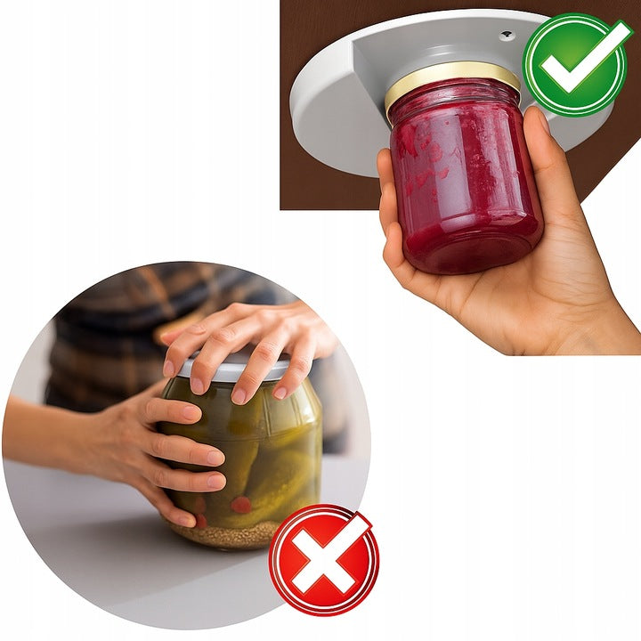 Untertisch Deckelöffner für Gläser