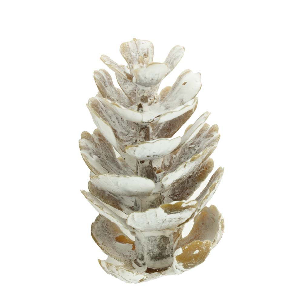 Set schneebedeckte Kegel auf Draht 8-tlg.