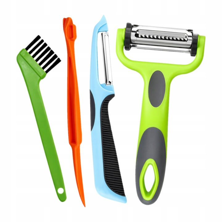Gemüse- und Sparschäler-Set 4in1