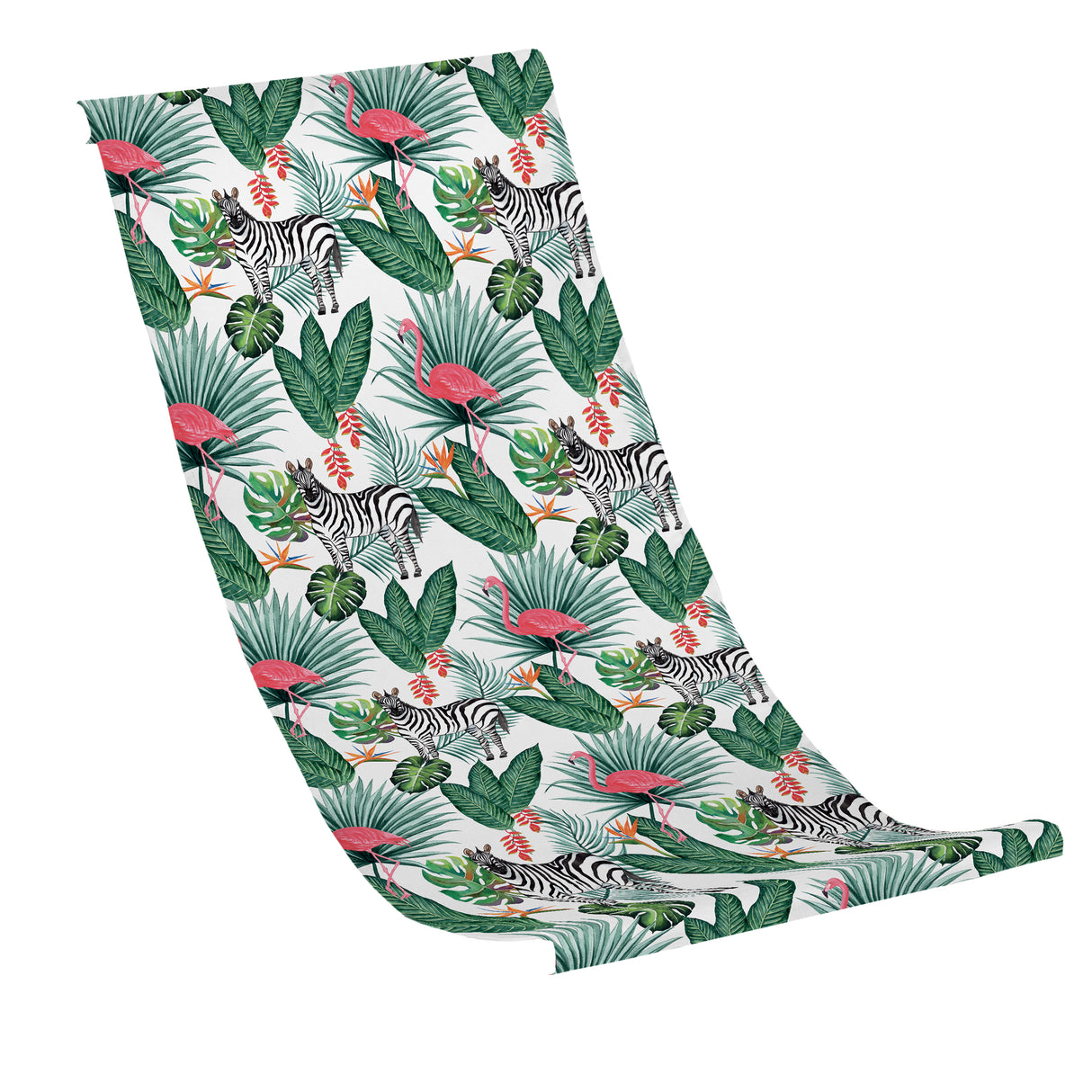 Liegestuhlbezug ZEBRAS UND FLAMINGOS