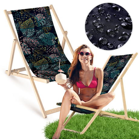 Holz-Liegestühle Animal Plant