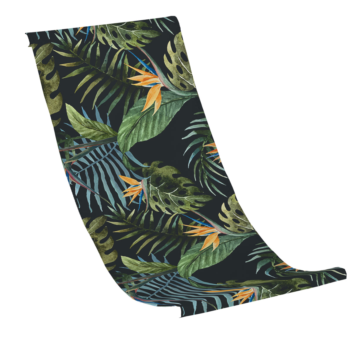 Liegestuhlbezug AQUARELL AUF SCHWARZEM HINTERGRUND