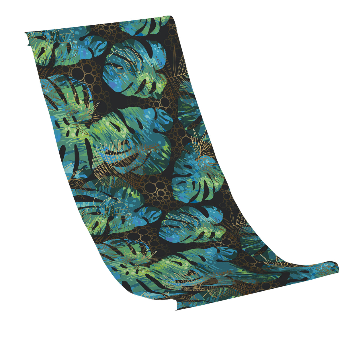 Liegestuhlbezug GRÜNES MONSTERA