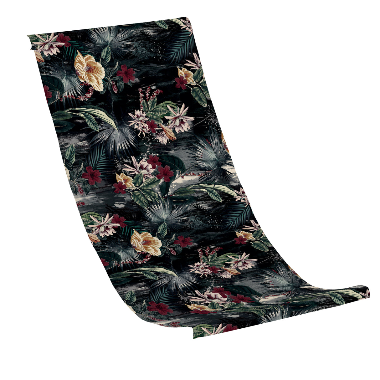 Liegestuhlbezug DUNKLE BLUMEN