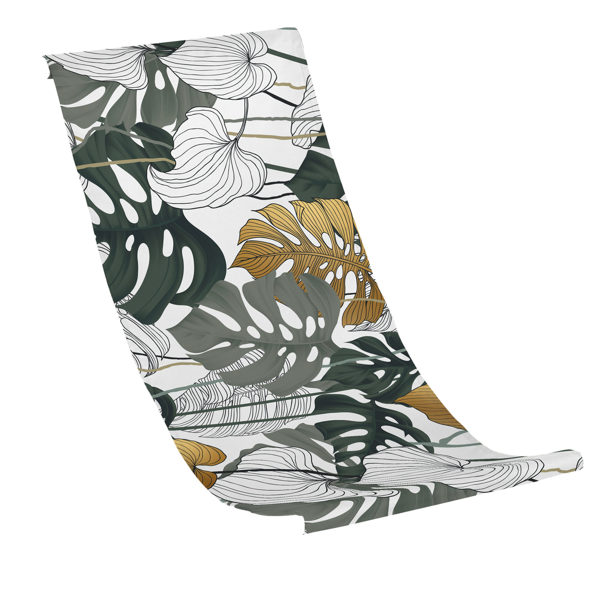 Liegestuhlbezug GRAUE BLUMEN