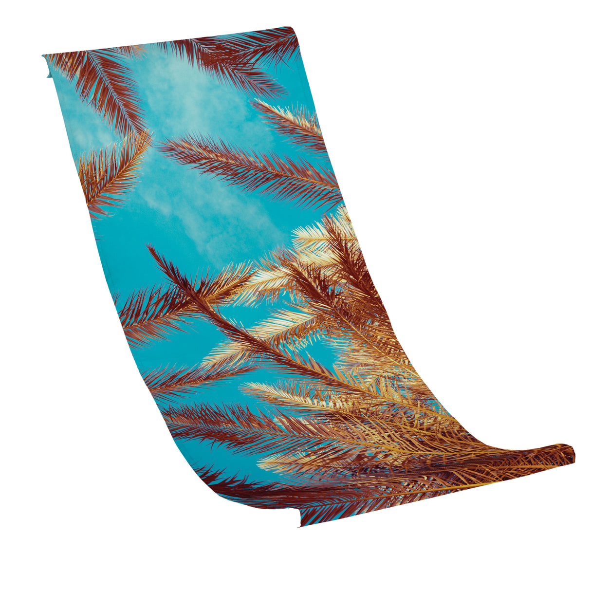 Liegestuhlbezug BRAUNE PALME