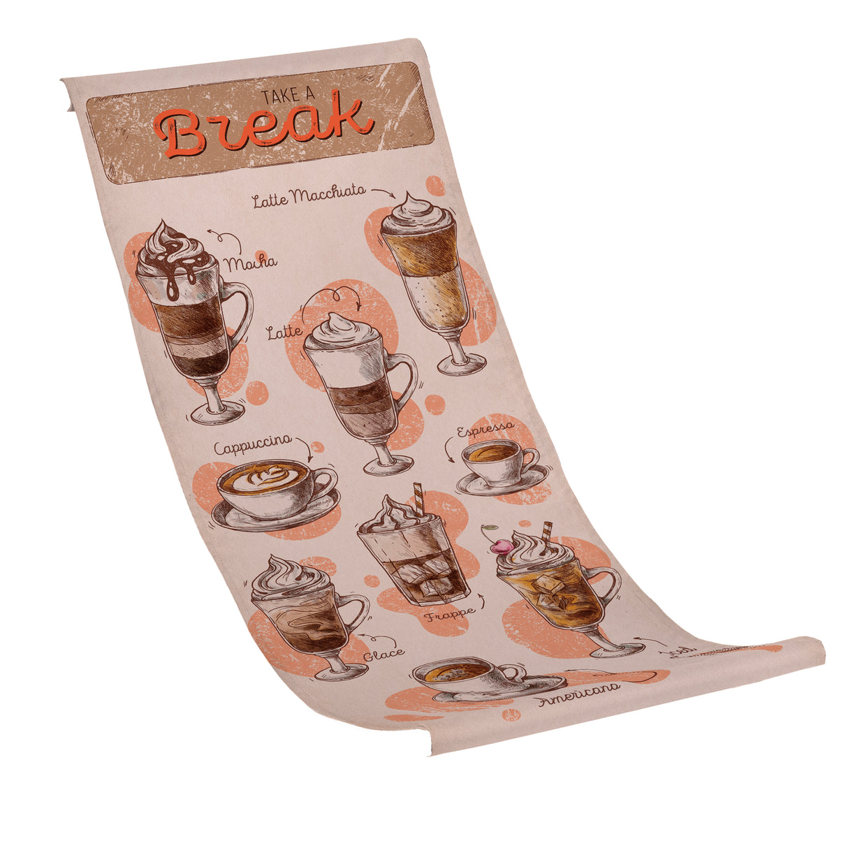 Liegestuhlbezug COFFEE BREAK