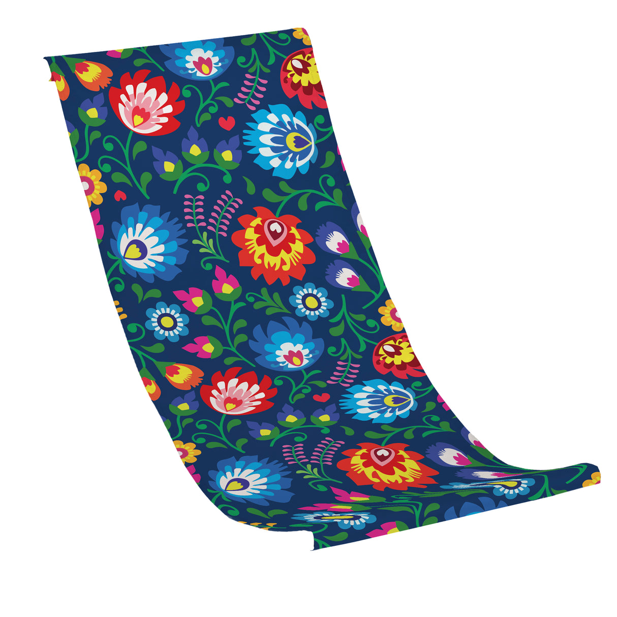 Liegestuhlbezug FOLK MARINEBLAU