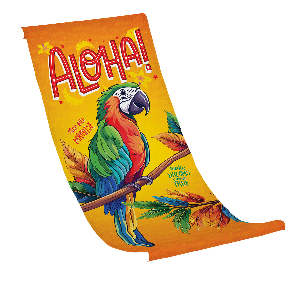 Liegestuhlbezug ALOHA PAPAGEI