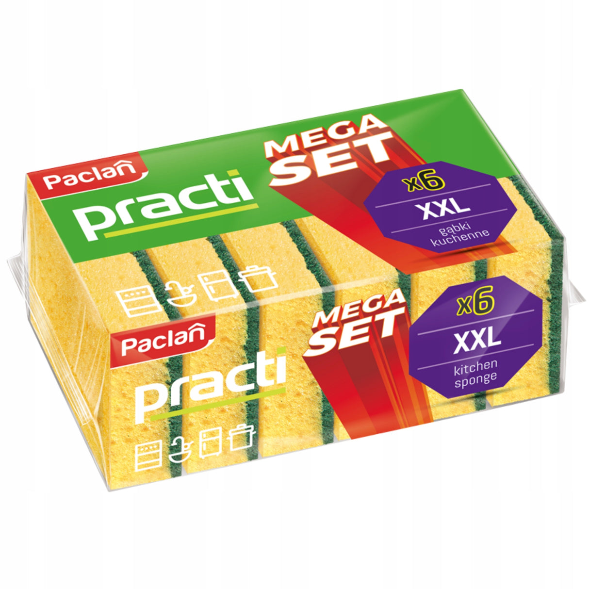 Küchenschwämme XXL Paclan 6 Stück