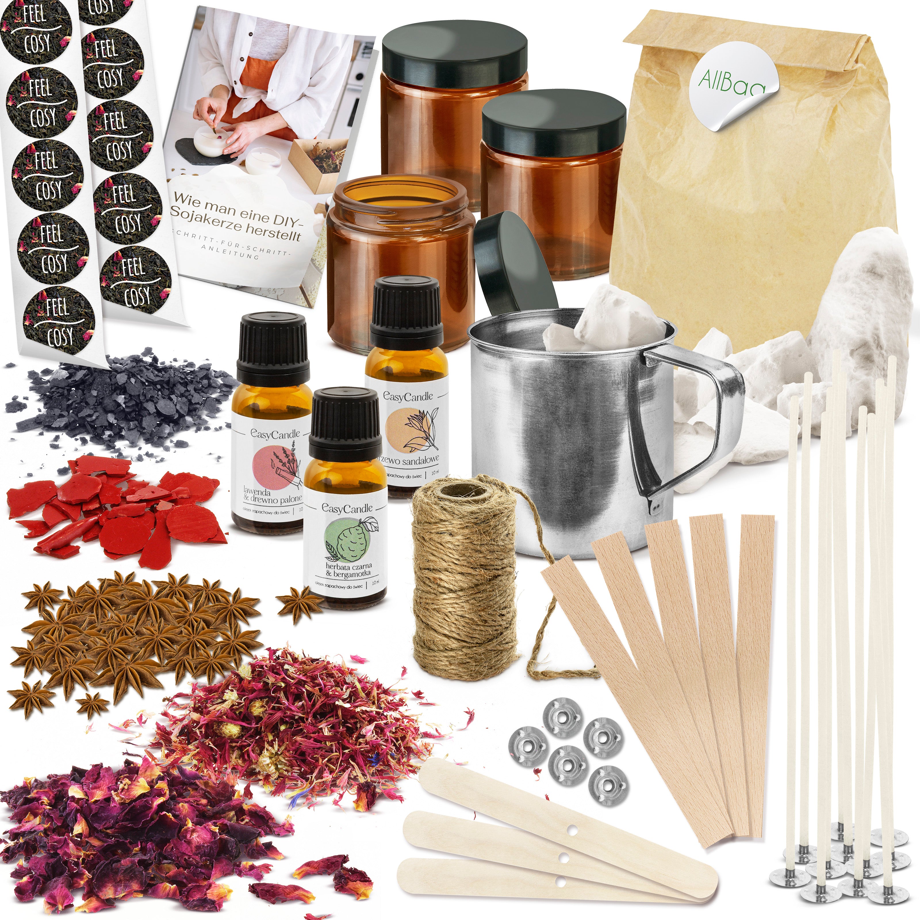 DIY-Kerzenherstellung Kit Wachsöle