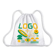 Bedruckter Baumwollrucksack 34x40cm 145g/m2 Weiß