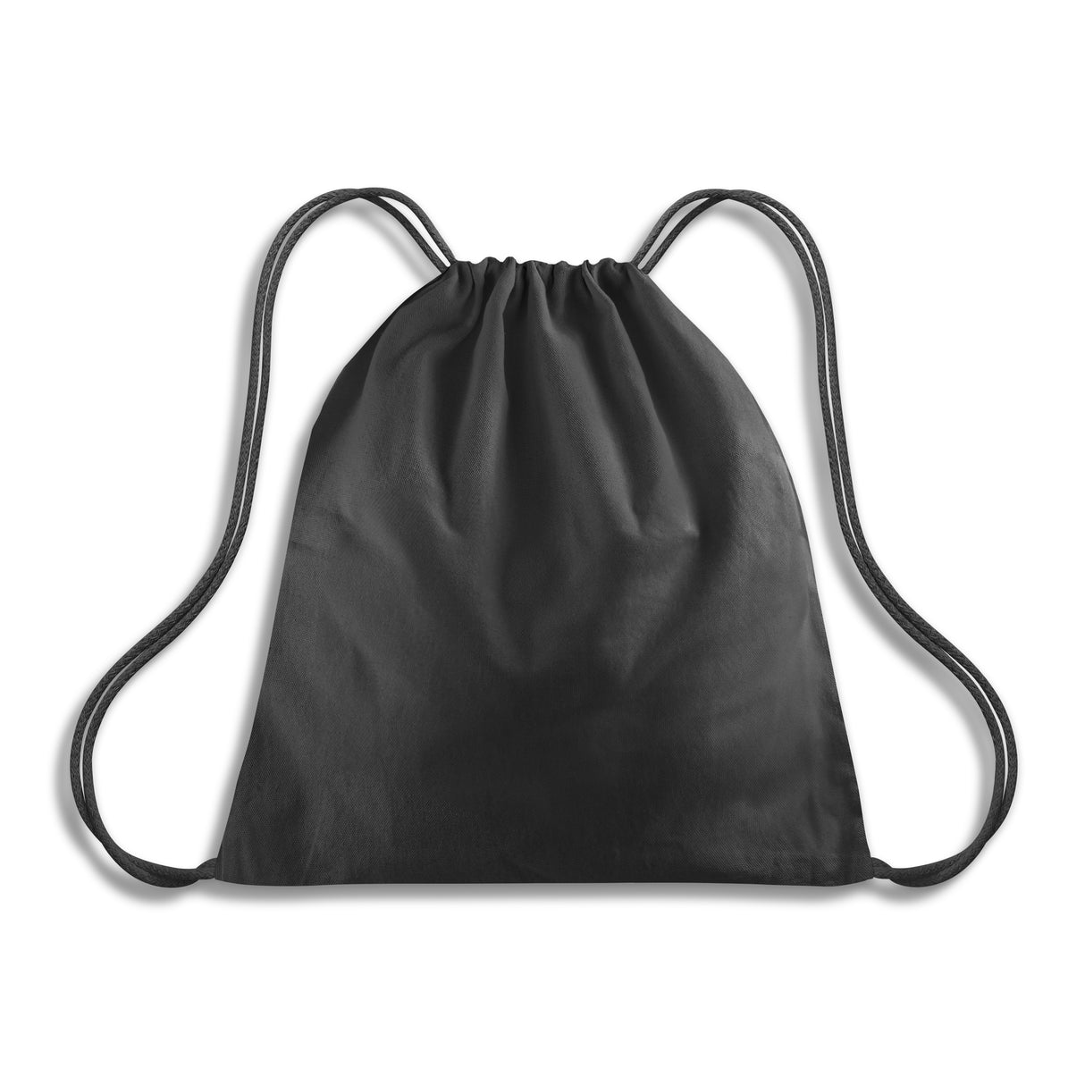 Baumwoll-Rucksack Schwarz 340x400mm