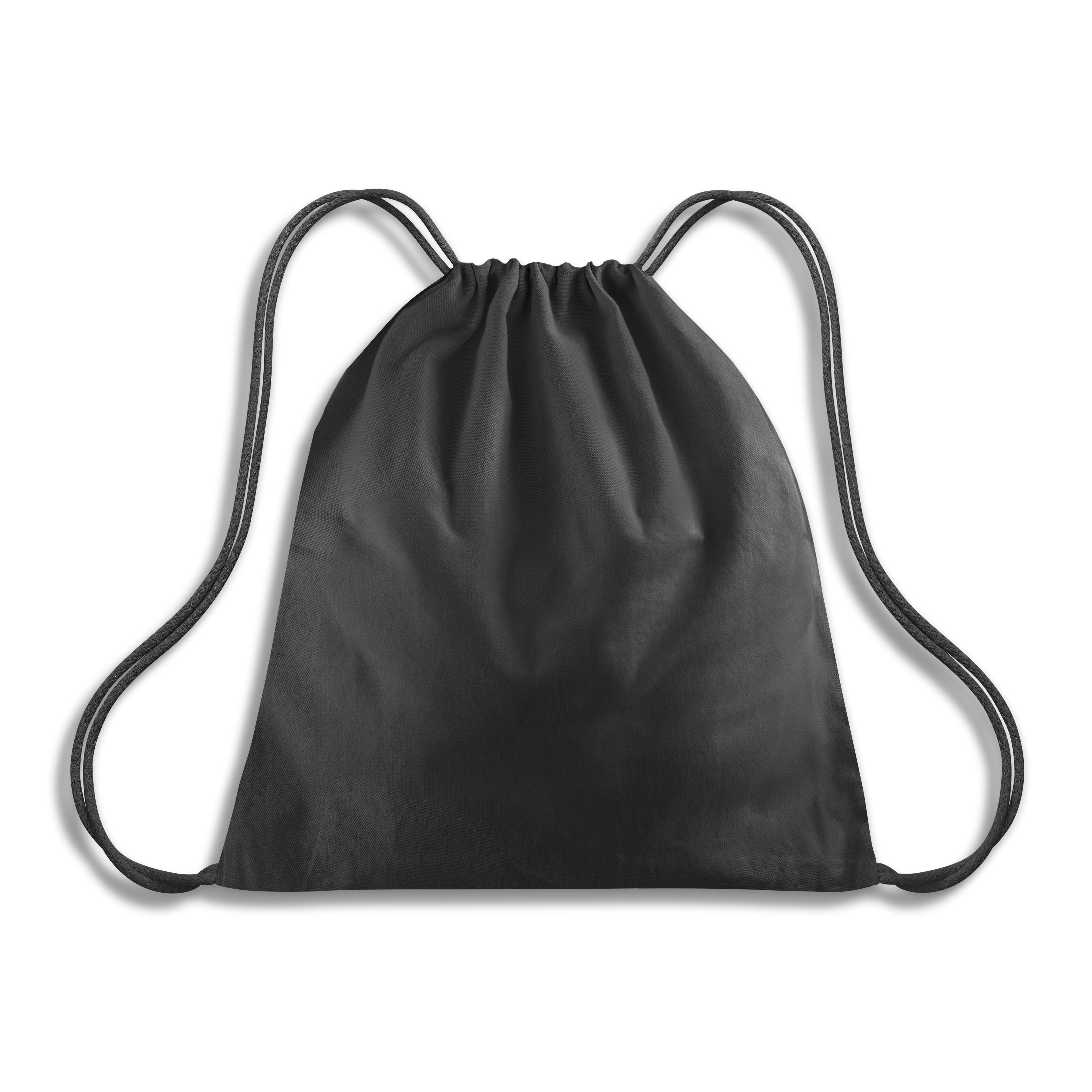 Baumwoll-Rucksack Schwarz 340x400mm